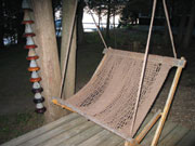 Hammock swing just outside Master Bedroom