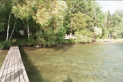 Front of cottage from dock