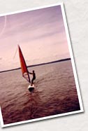 Windsurfing at Torch Lake